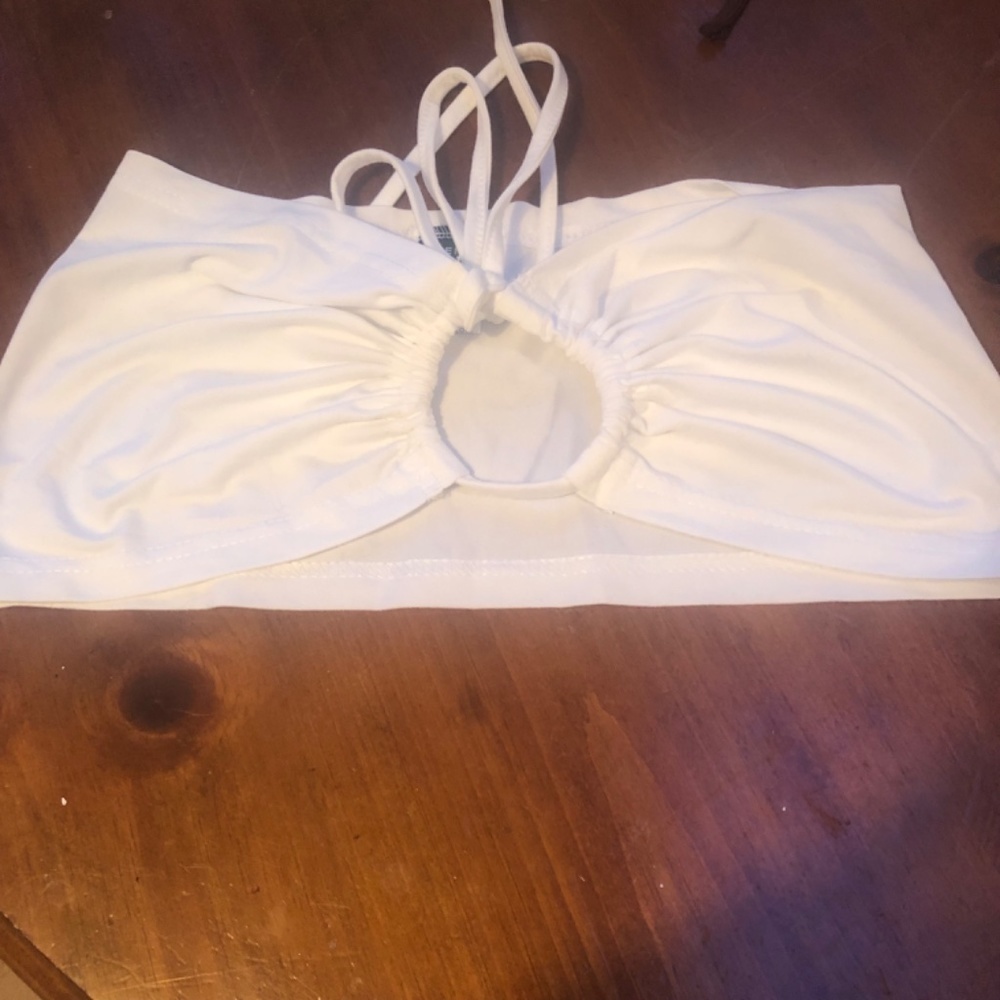 Three Shein tube tops size small- black -burgundy-white - Picture 3 of 6